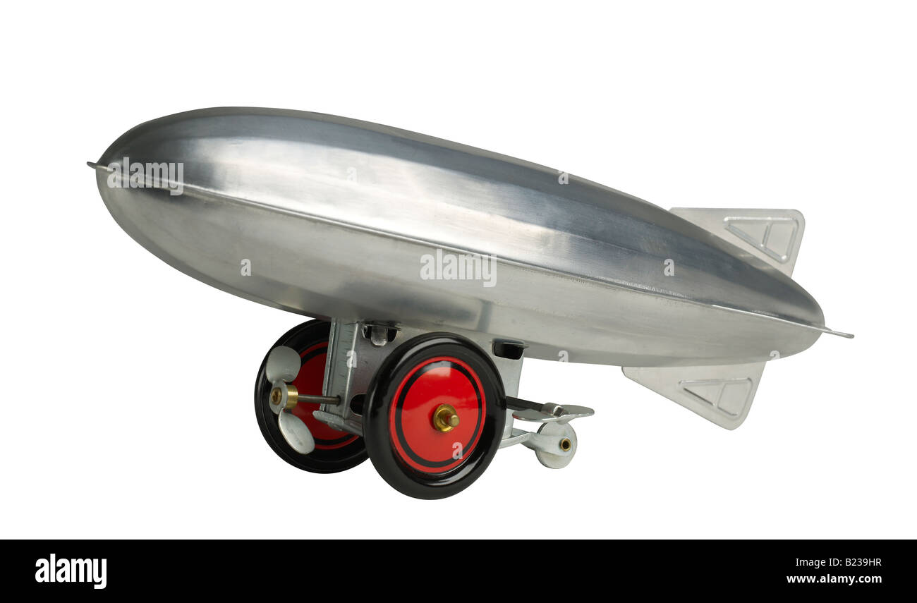 Zeppelin di giocattolo Foto Stock
