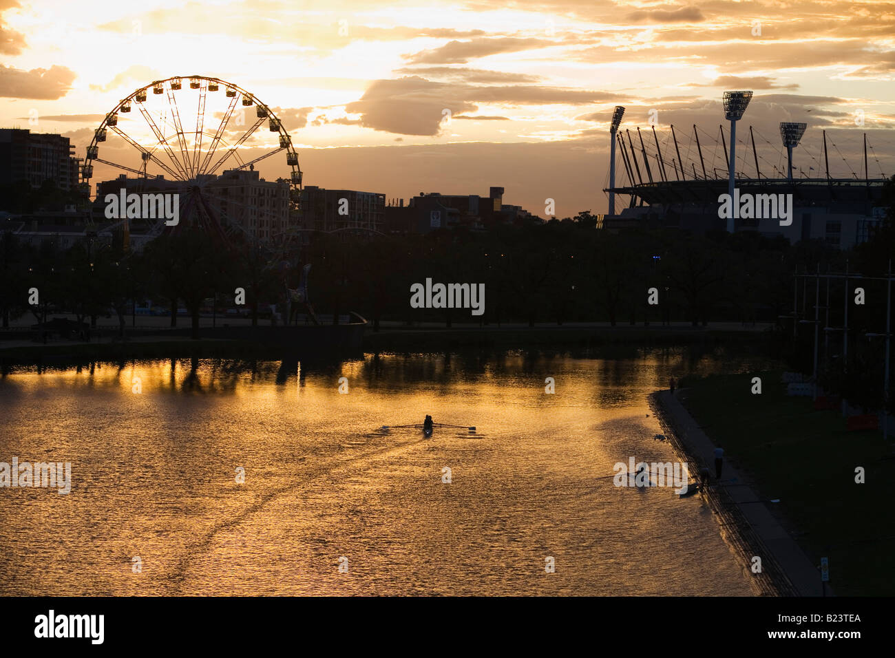 Fiume Yarra - Melbourne, Victoria, Australia Foto Stock