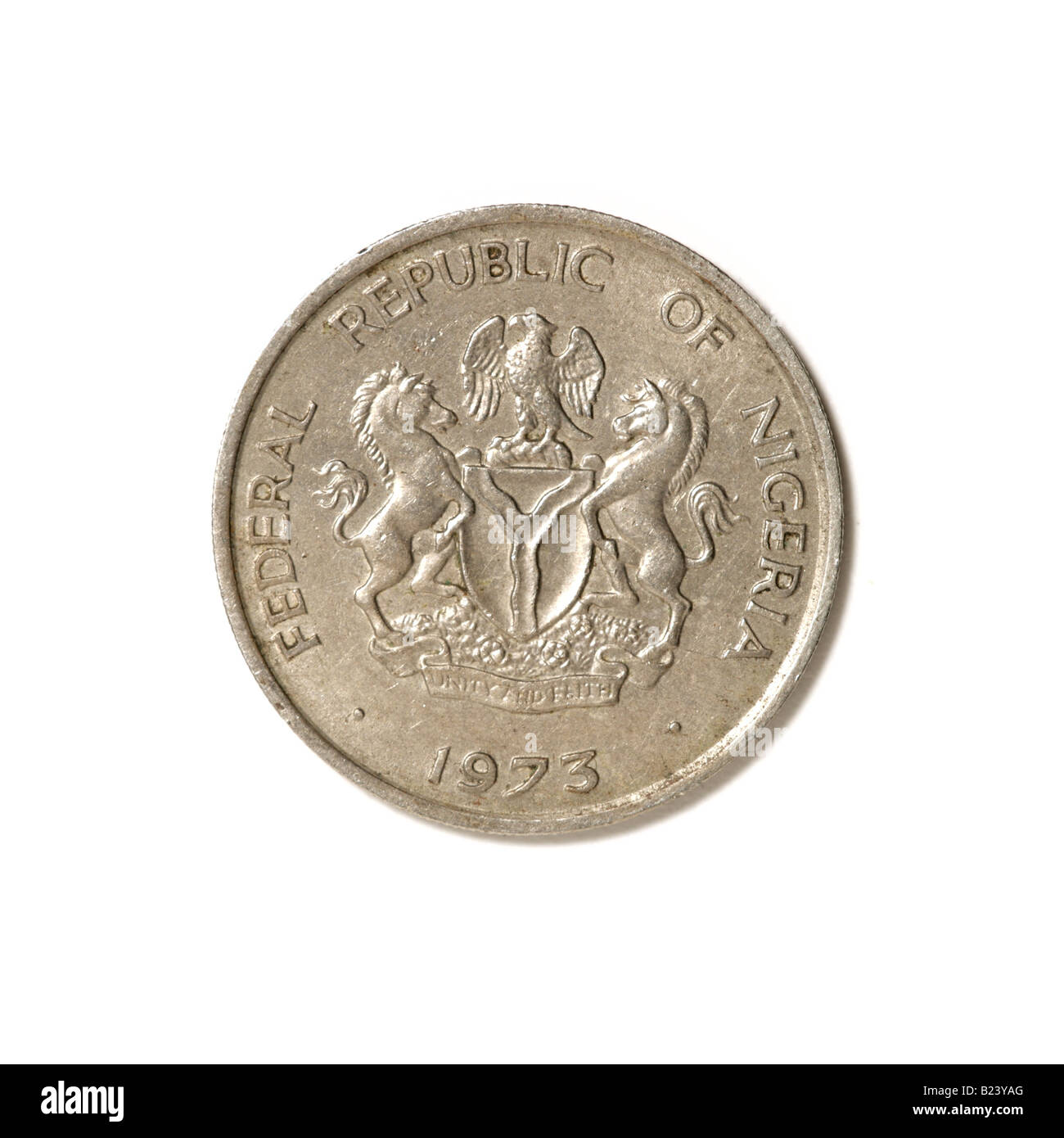 'Moneta nigeriana' Foto Stock