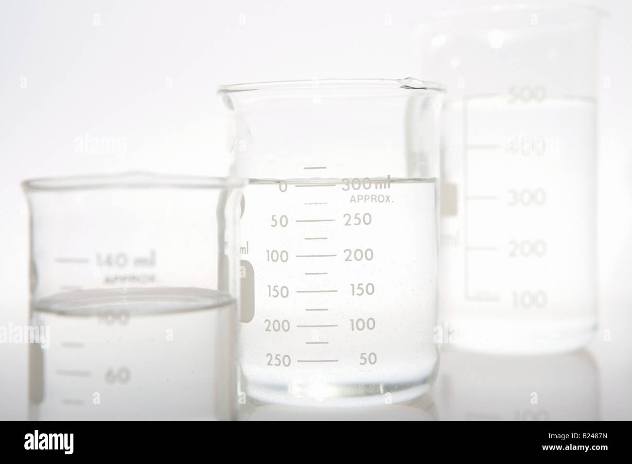 Tre matracci tarati Foto Stock