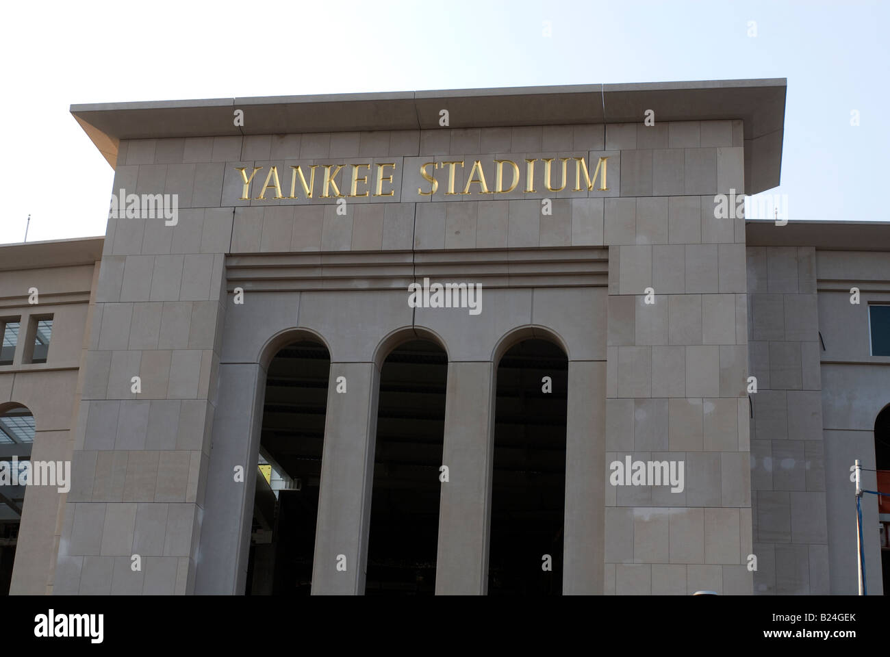 Il sotto costruzione nuova Yankee Stadium di New York borough Bronx Foto Stock