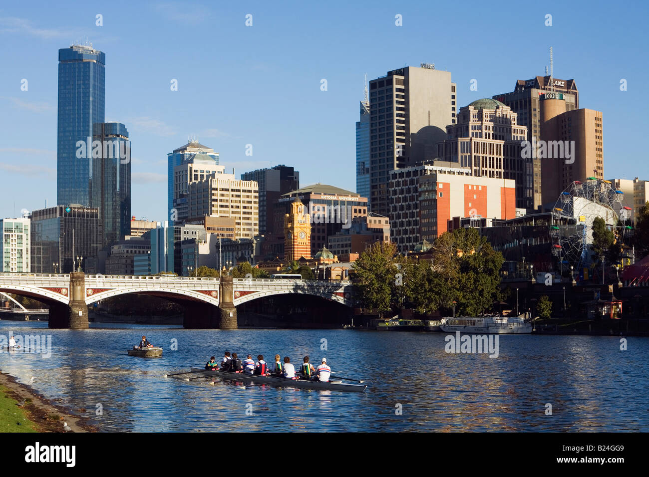 Fiume Yarra - Melbourne, Victoria, Australia Foto Stock