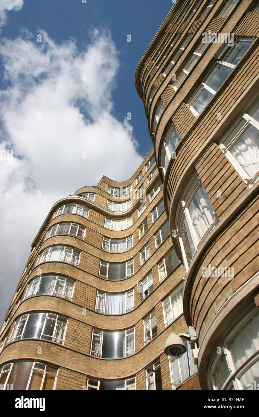 Poirot, Fiorino Corte è la casa fictional del detective Foto Stock