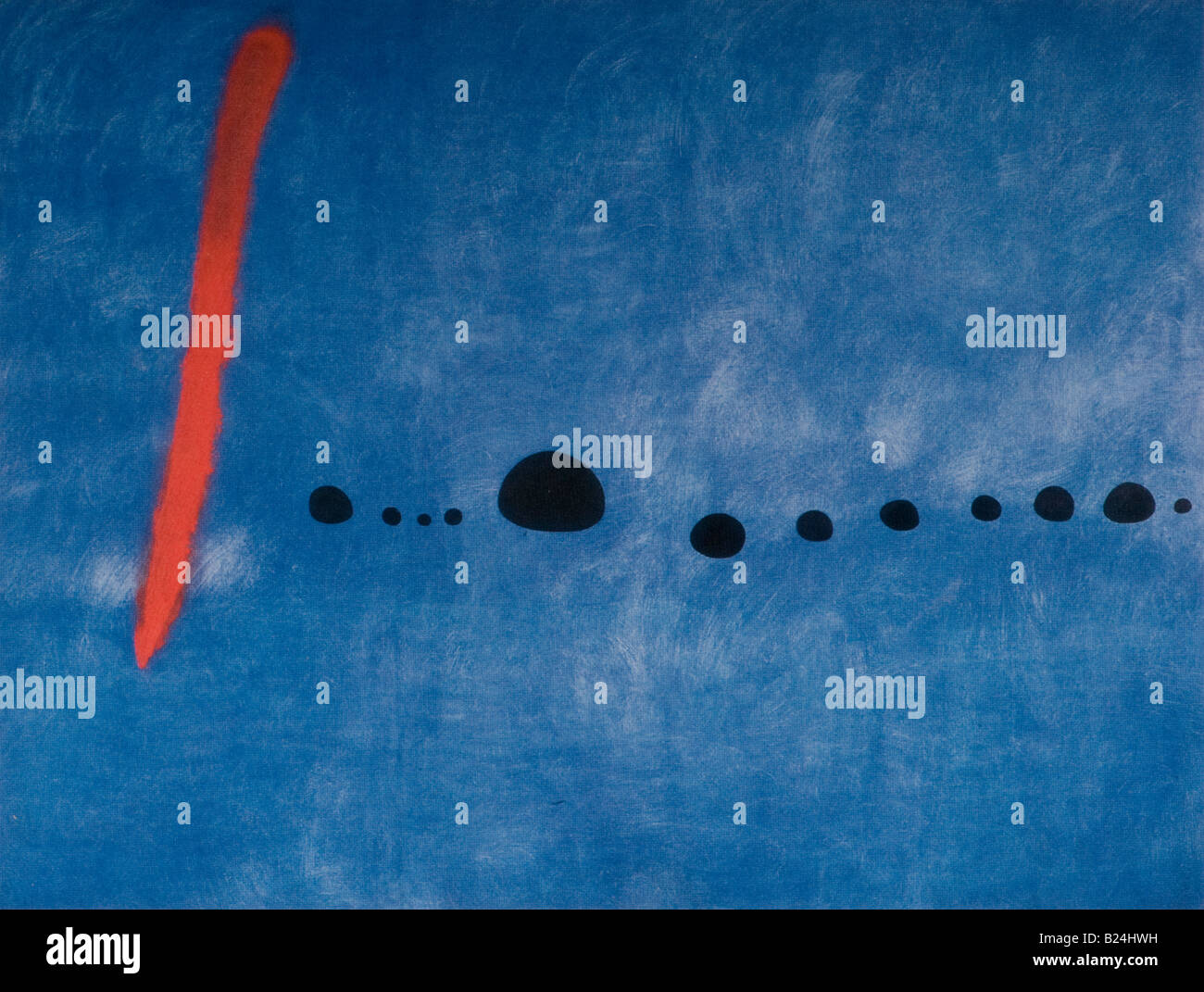 Blue II di Joan Miro 1961 Foto Stock
