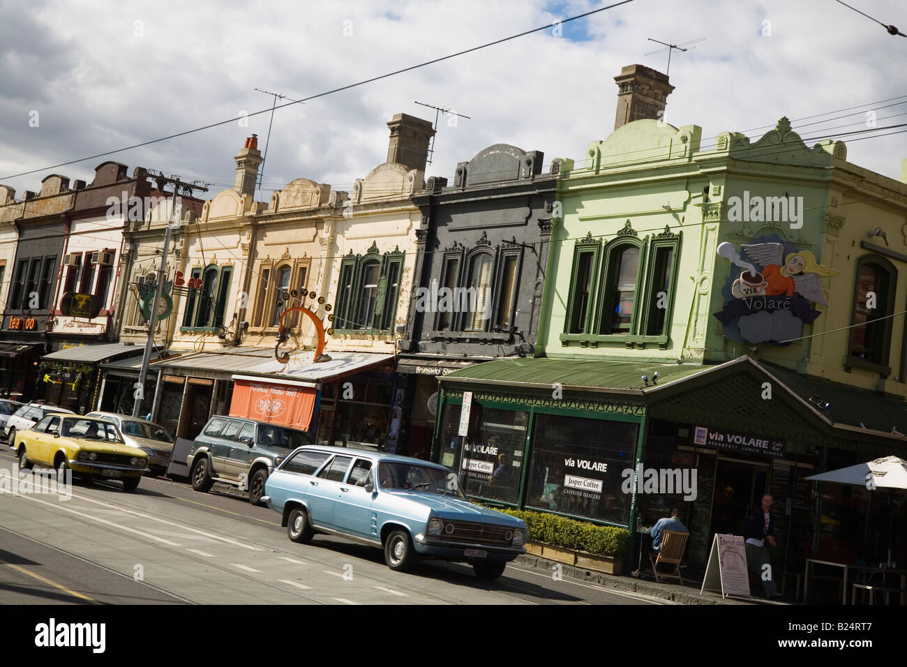 Brunswick Street - Melbourne, Victoria, Australia Foto Stock