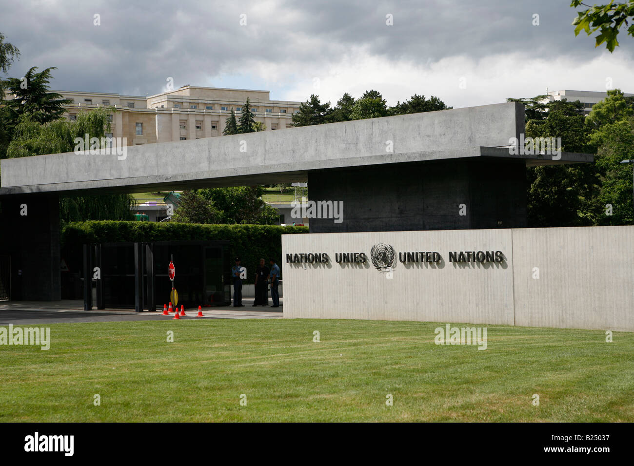 Ufficio delle Nazioni Unite a Ginevra (ONUG), Geneve, Svizzera. Foto Stock