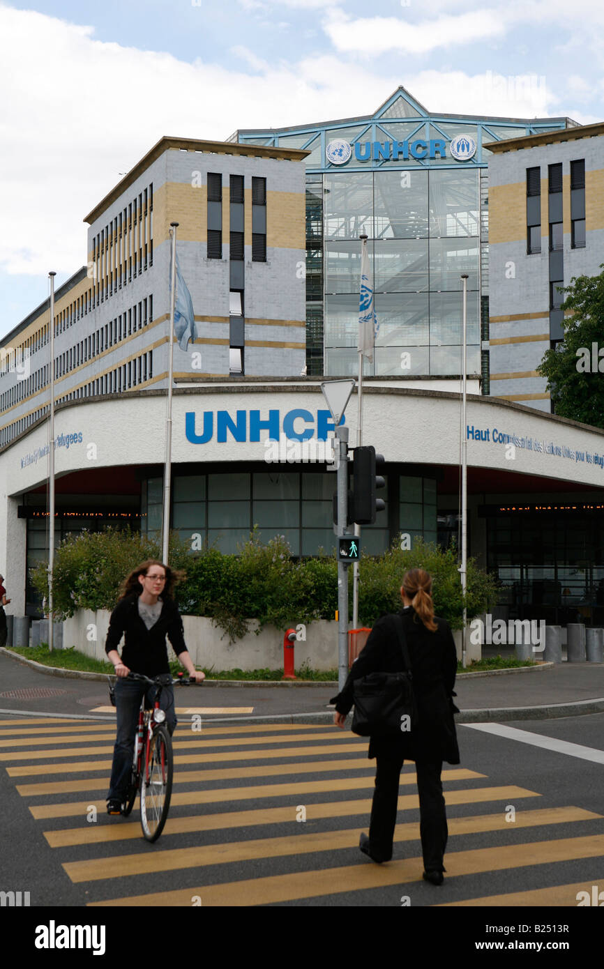 Sede UNHCR, Geneve, Svizzera Foto Stock