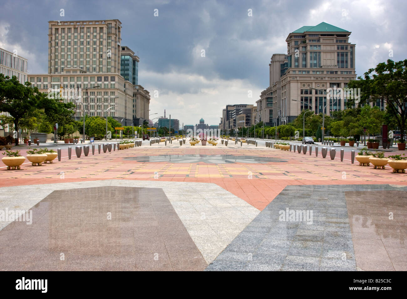 Putrajaya Boulevard, Putrajaya, Malaysia Foto Stock