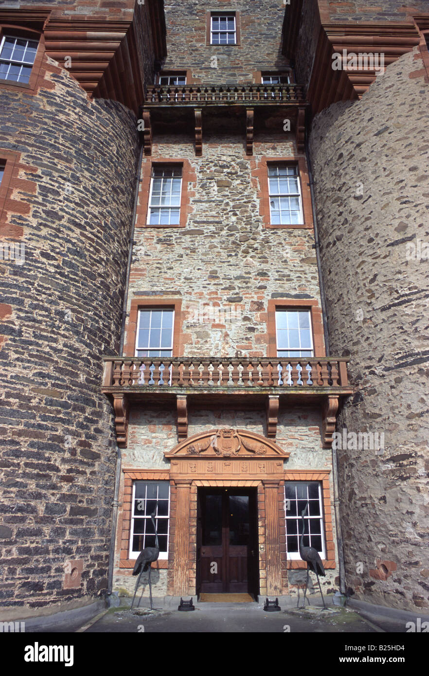 Il castello di thirlestane vicino a Lauder Scottish Borders Scotland Regno unito Gb Foto Stock