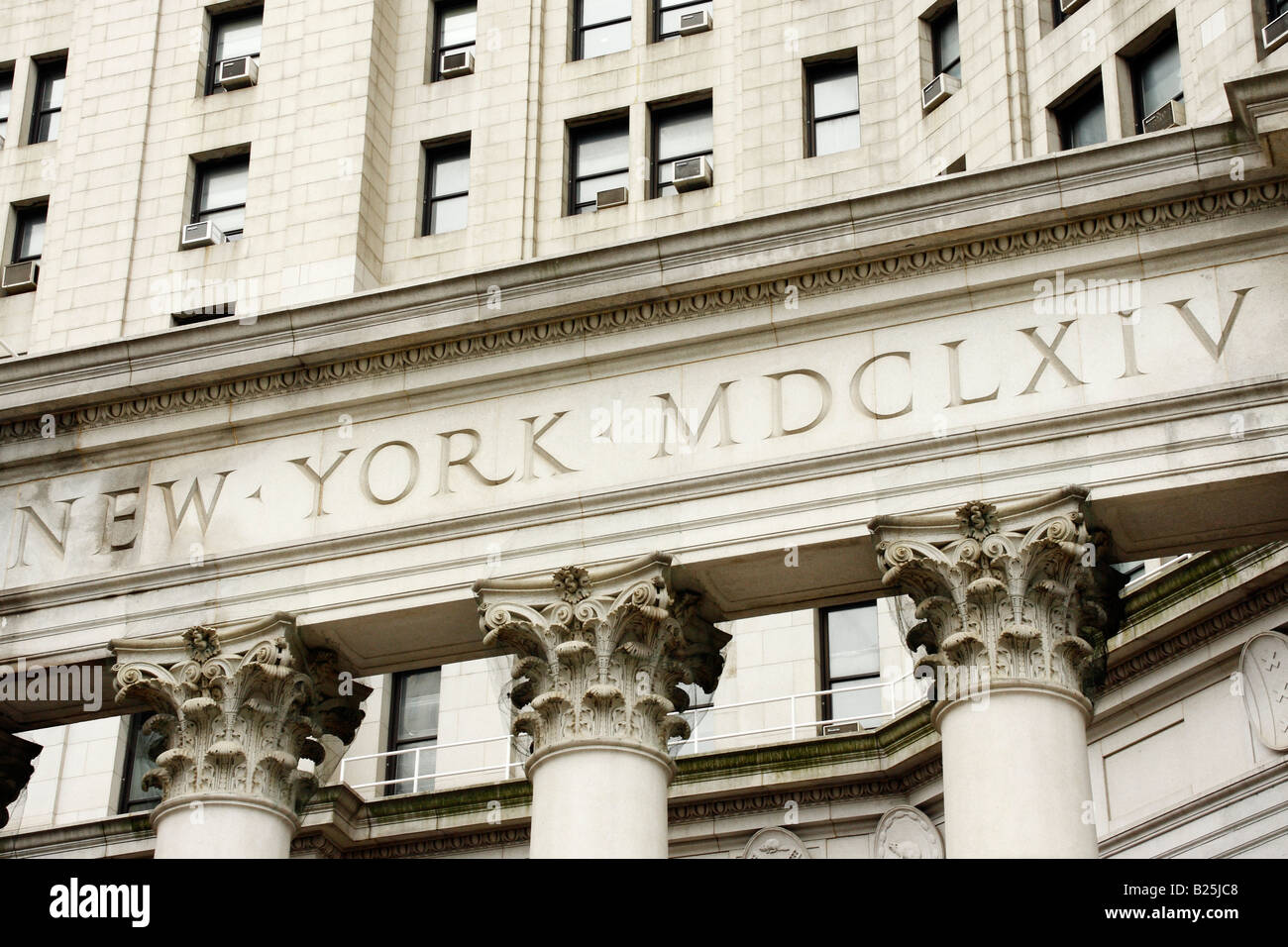 Manhattan Edificio Comunale - New York City, Stati Uniti d'America Foto Stock