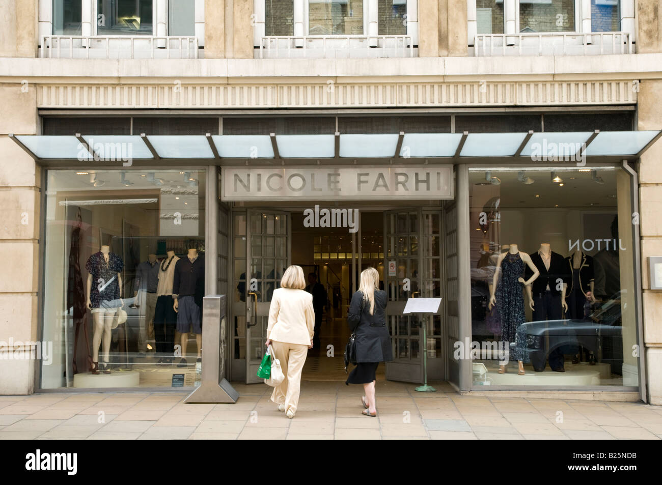 Nicole Farhi shop in New Bond Street Londra Inghilterra REGNO UNITO Foto Stock