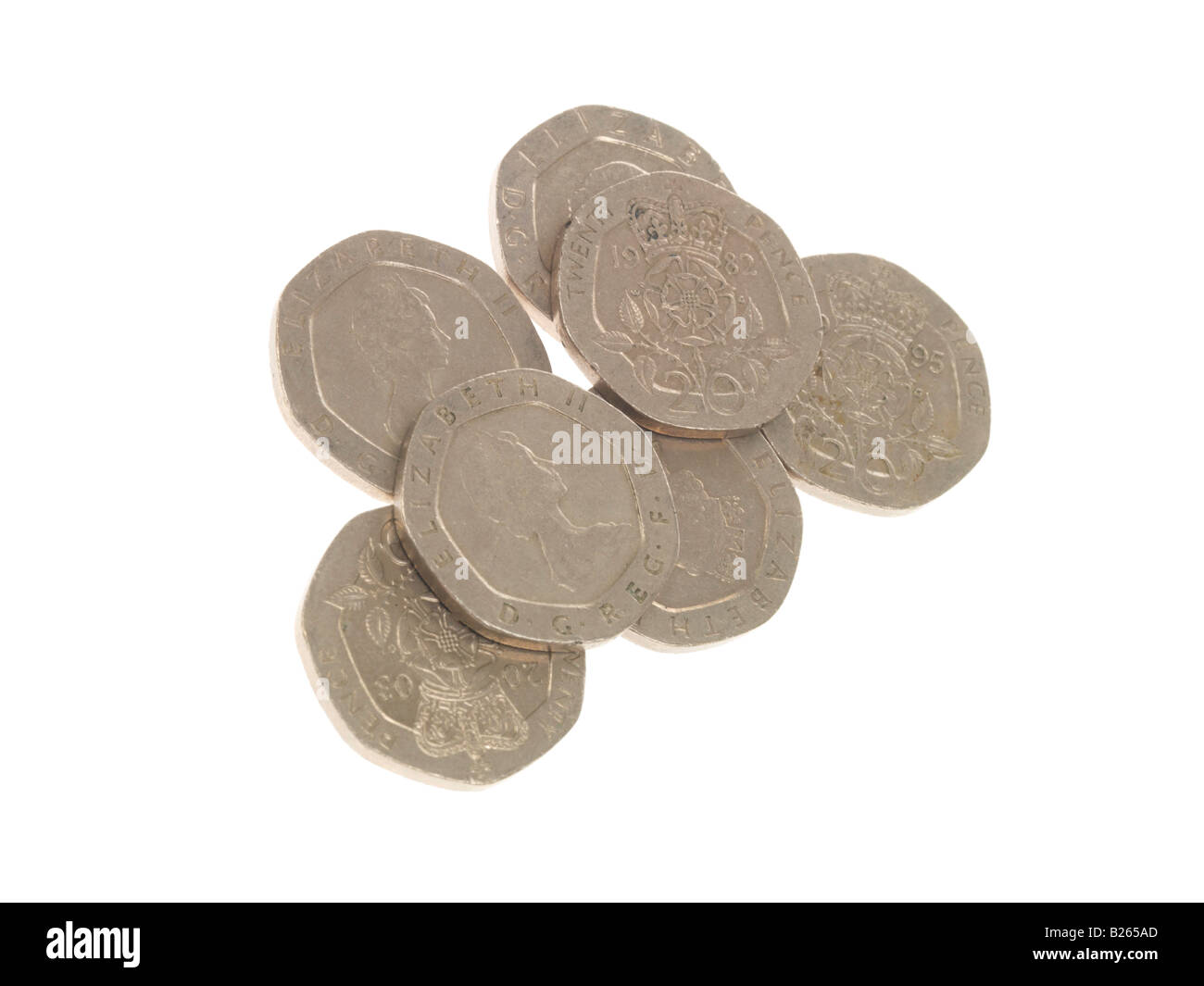 Mucchio delle monete Foto Stock