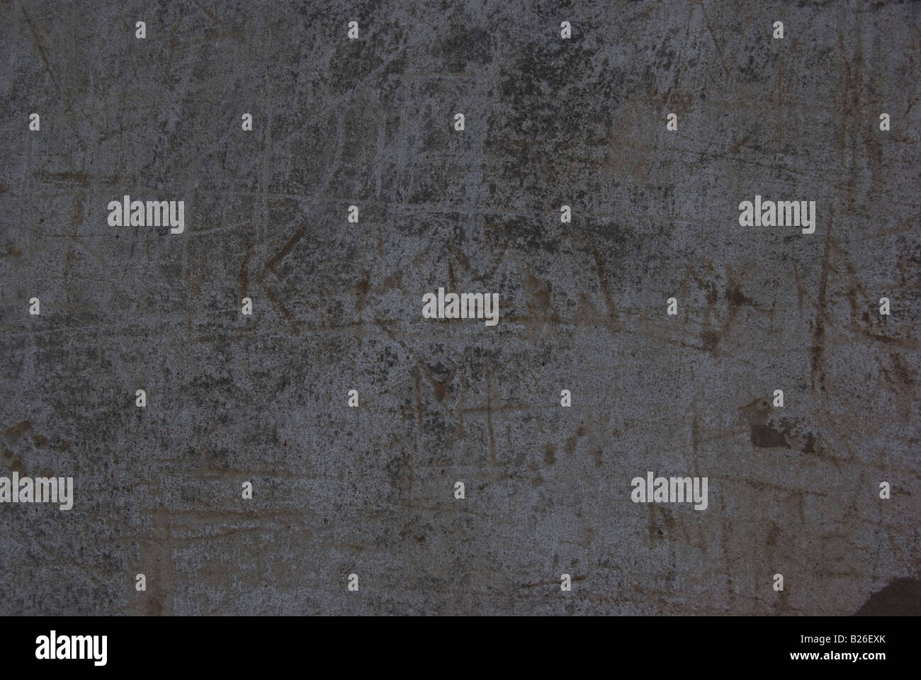 Graffiato texture di calcestruzzo Foto Stock