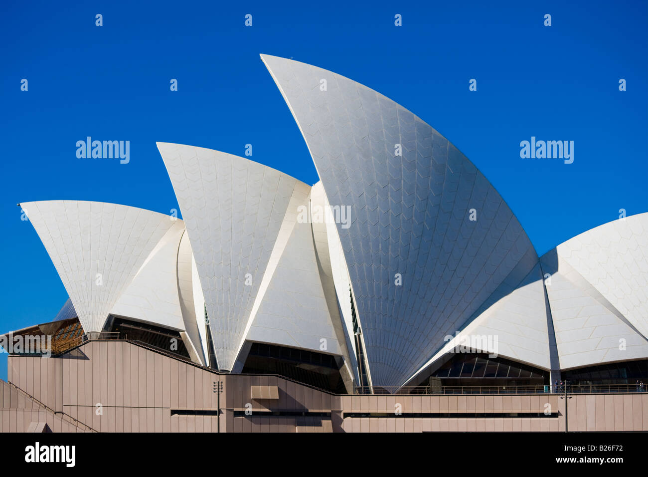 Sydney Opera House su Bennelong Point Sydney NSW Australia Foto Stock
