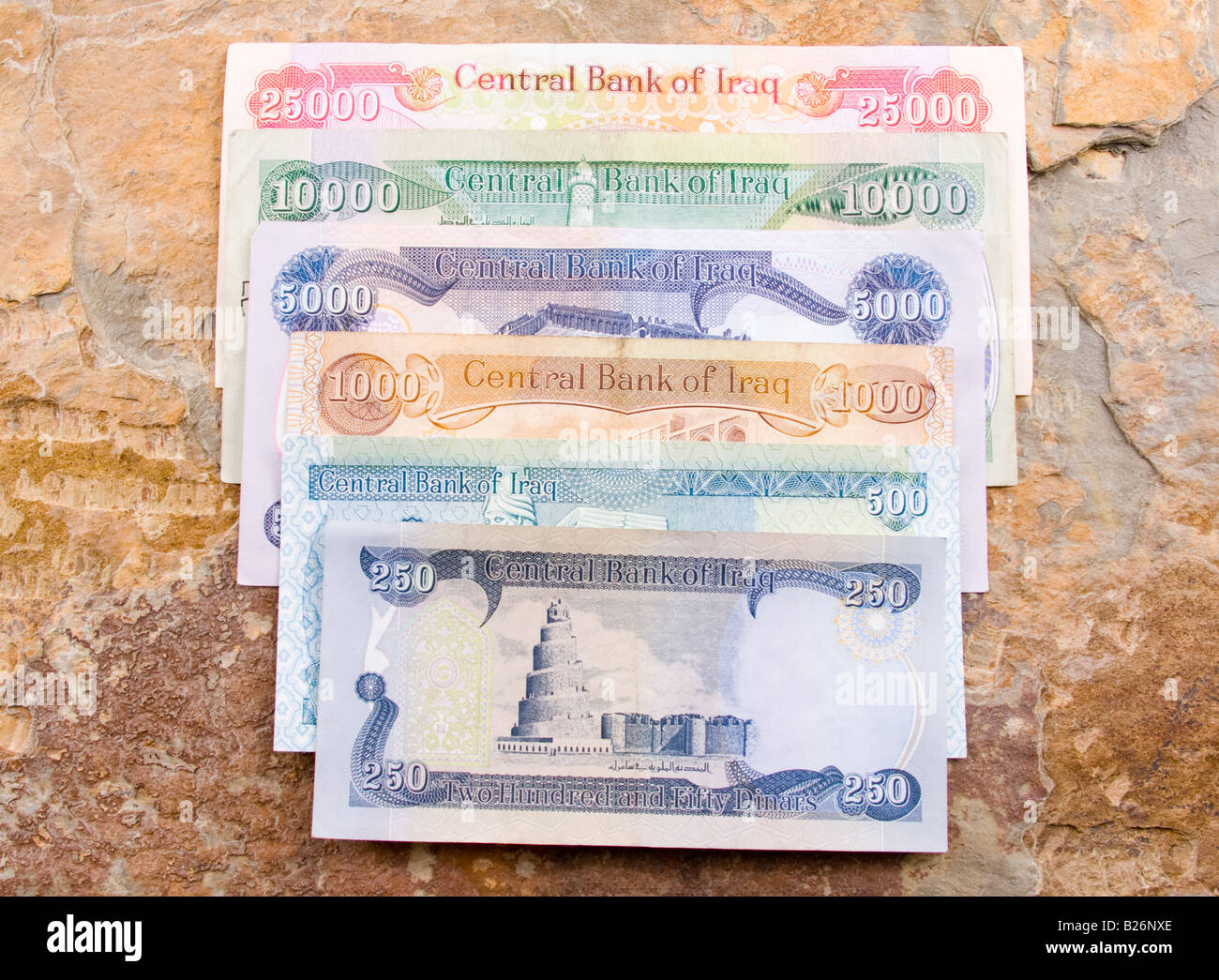 Nuovo dinaro iracheno Foto stock Alamy