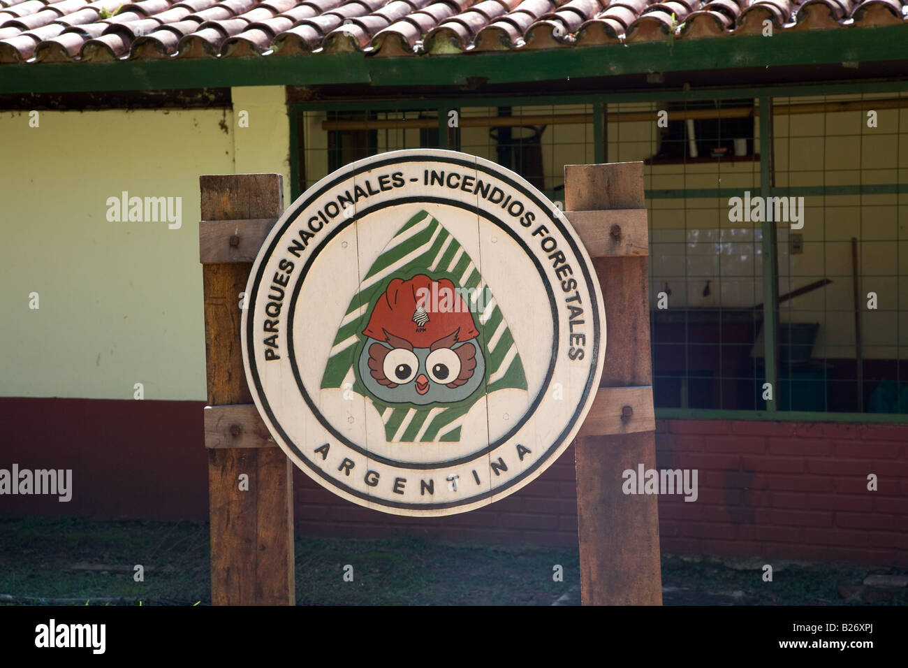 Segno, Parco Nazionale di Iguazu Argentina Foto Stock