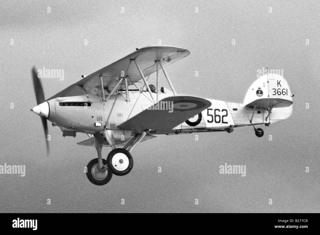 Un veterano Hawker Nimrod della Royal Navy Foto Stock
