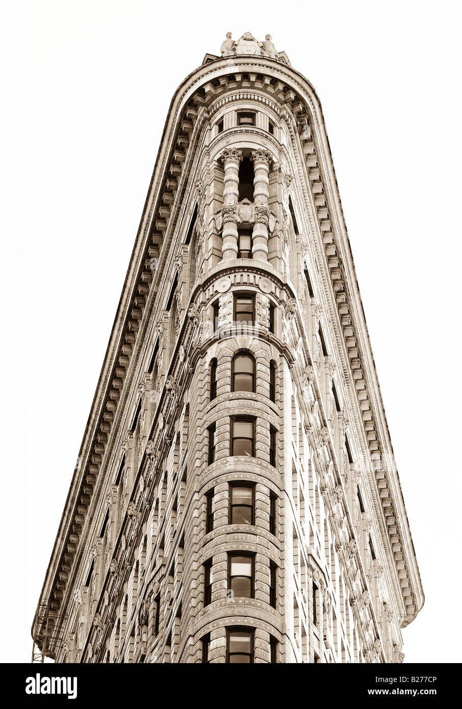 Flatiron Building di New York progettato da Daniel Burnham Foto Stock