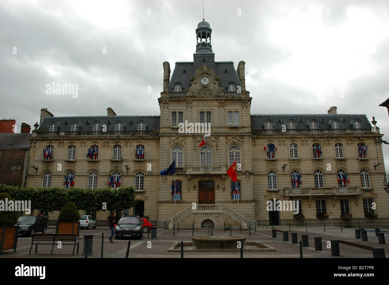 Municipio di Coutances Foto Stock