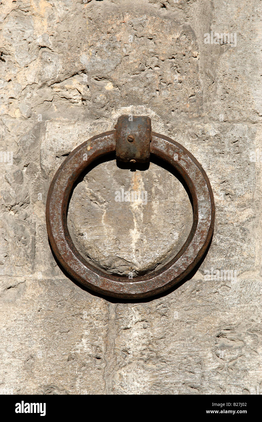 Ornato di agganciare post siena toscana italia meridionale in europa Foto Stock