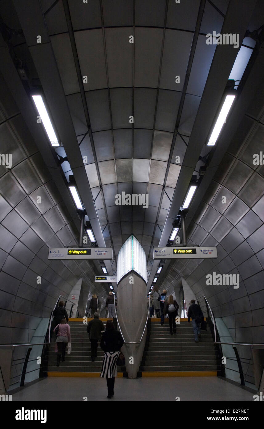 Southwark Stazione della Metropolitana - Linea Jubilee estensione - Londra Foto Stock