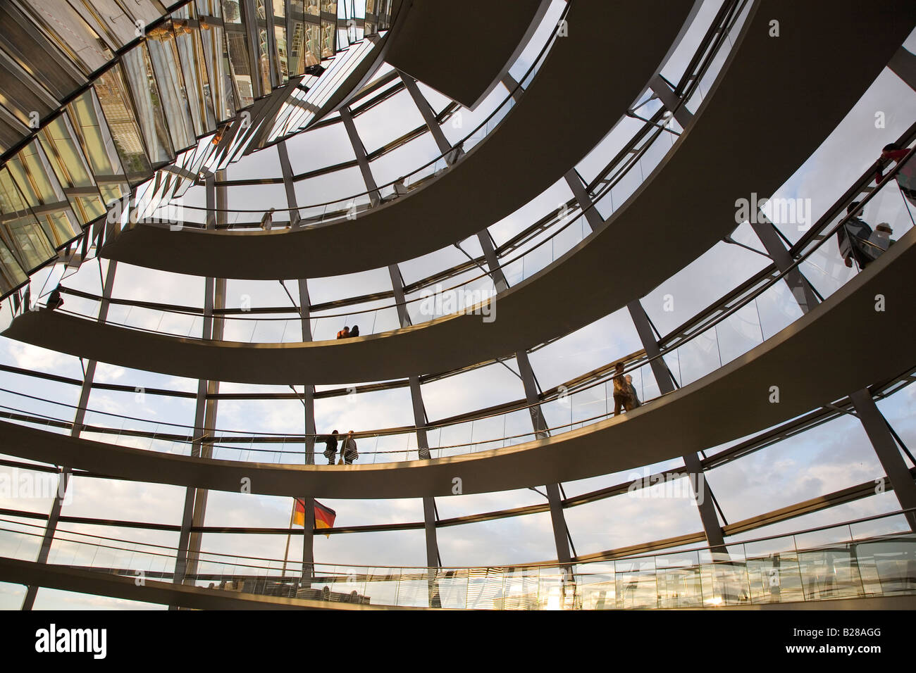 L'edificio del Reichstag a Berlino Foto Stock