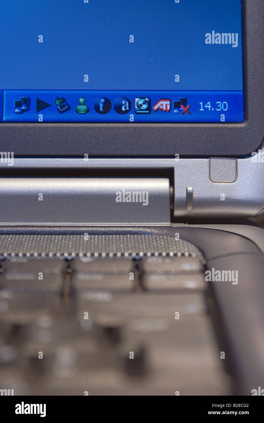 Icone sullo schermo del computer Foto Stock