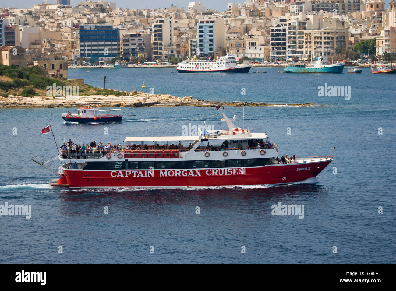 Captain Morgan Crociere La Valletta Malta Foto stock - Alamy