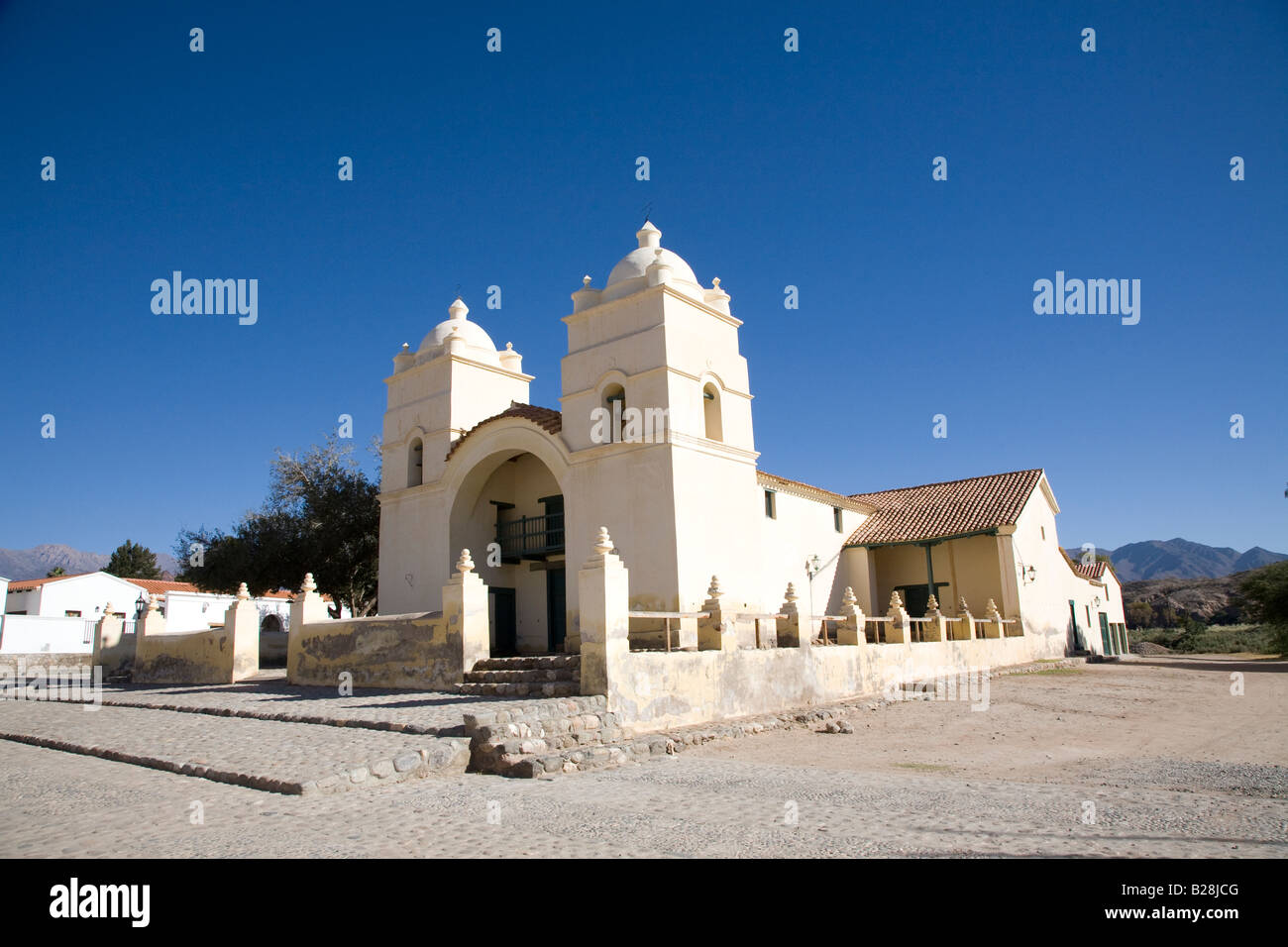 San Pedro de Nolasco, chiesa, Molinos, Provincia di Salta, Argentina Foto Stock