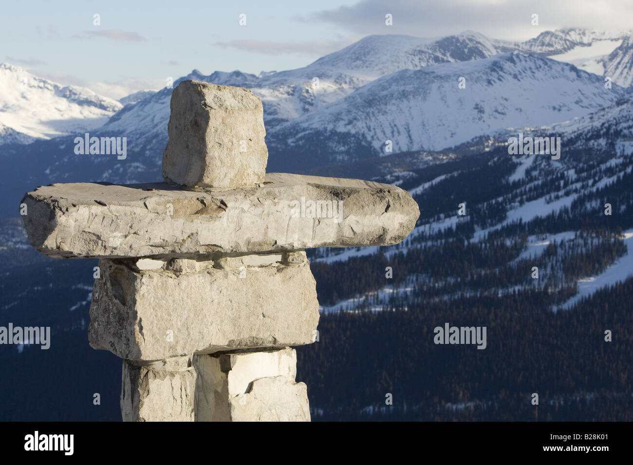 Inukchuk Whistler Mountain Whistler della Columbia britannica in Canada Foto Stock