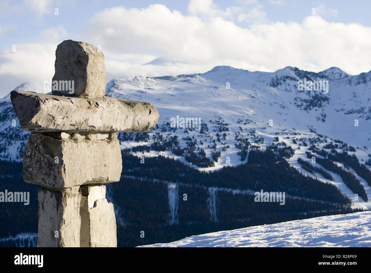 Inukchuk Whistler Mountain Whistler della Columbia britannica in Canada Foto Stock