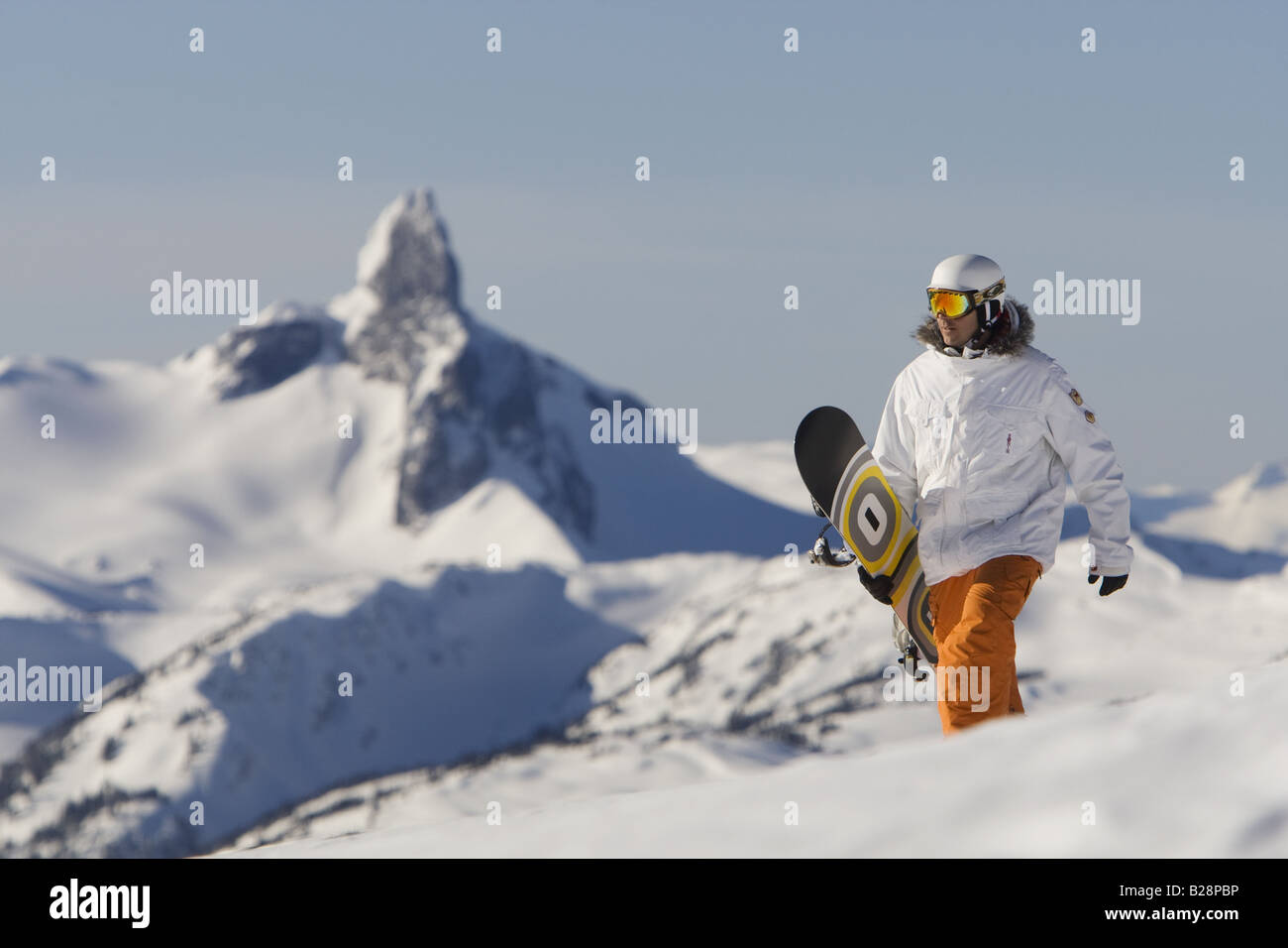 Sci Backcountry Whistler della Columbia britannica in Canada Foto Stock