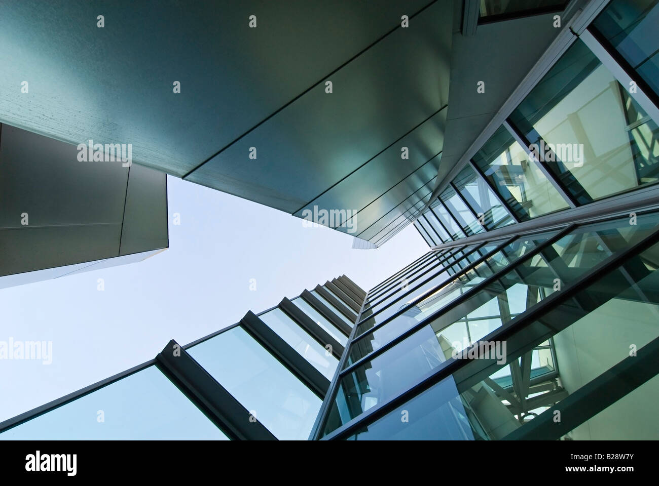 Vetro e metallo dal Walt Disney Concert Hall Foto Stock