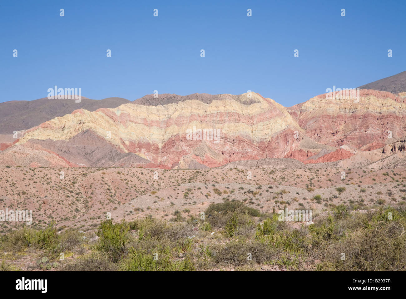 Tavolozza Artisits, Quebrada de Humahuaca, provincia di Jujuy, Argentina Foto Stock