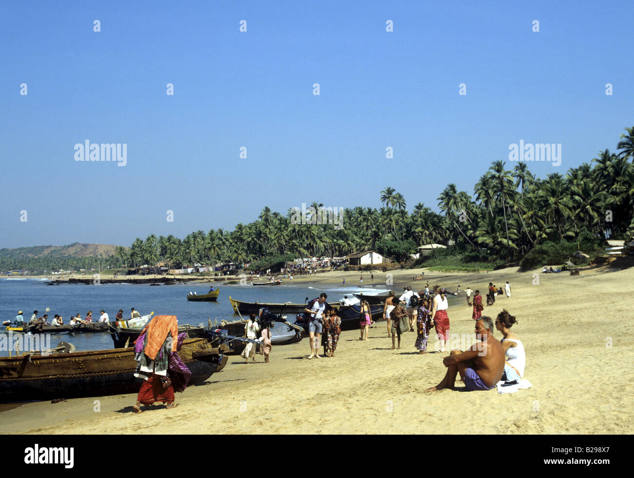 Anjuna Beach Stato di Goa India Data 15 06 2008 Ref ZB548 115573 0001 credito obbligatoria World Pictures Photoshot Foto Stock