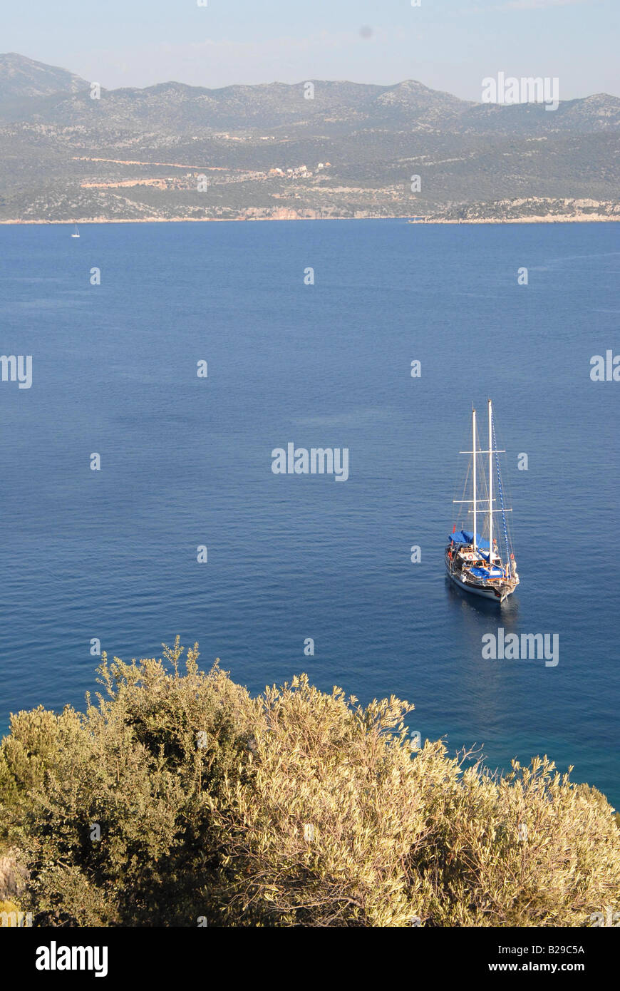La costa della penisola di Kas Turchia Ref ZB689 112131 0003 credito obbligatoria World Pictures Photoshot Foto Stock