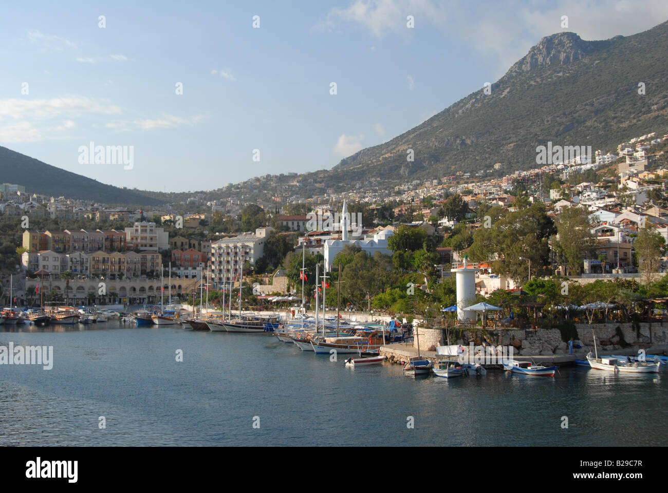 Kalkan Marina Limani Turchia Ref ZB689 112131 0059 credito obbligatoria World Pictures Photoshot Foto Stock