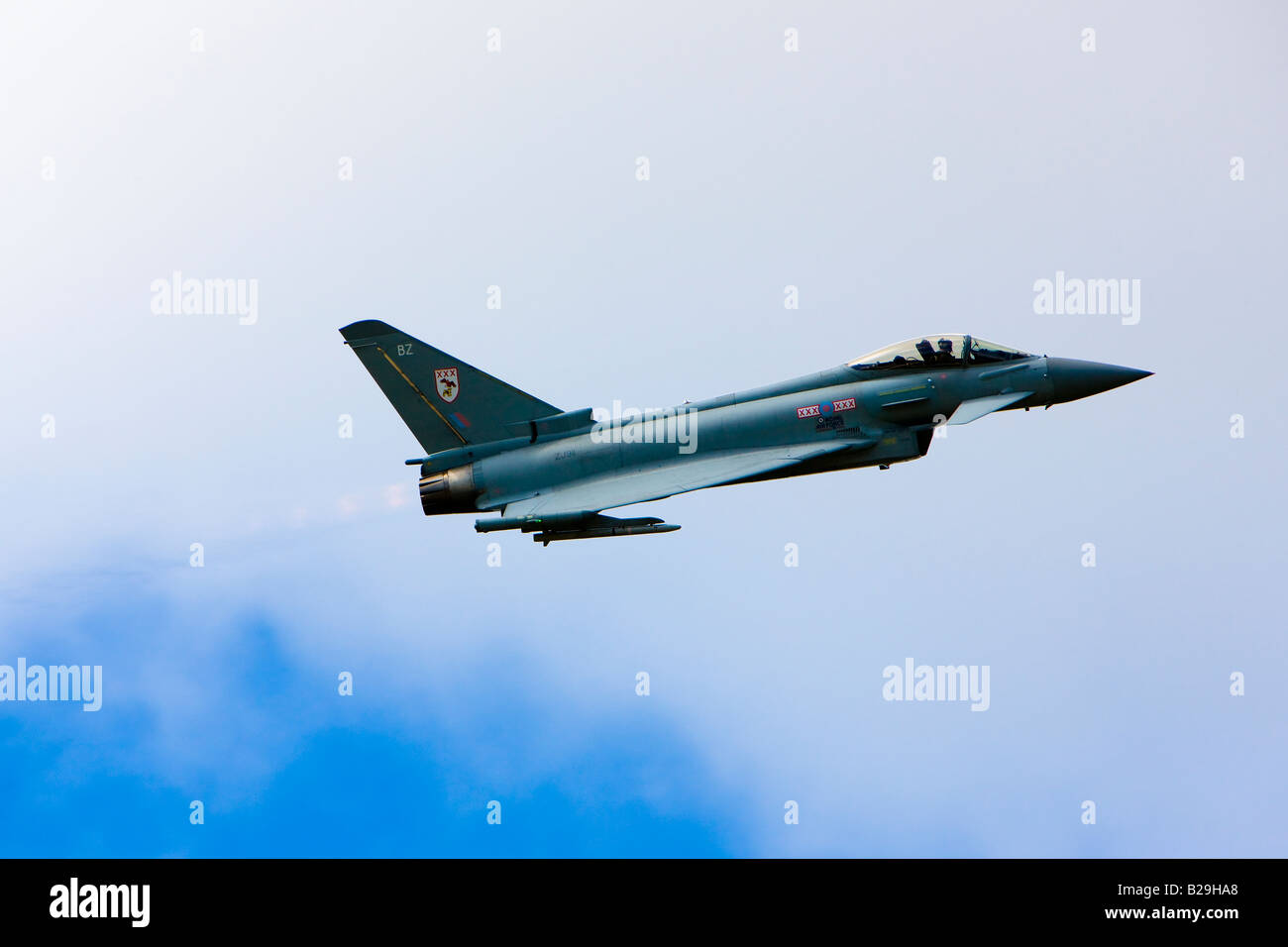 Fighter Typhoon F2 aereo fighter copia spazio aereo Foto Stock