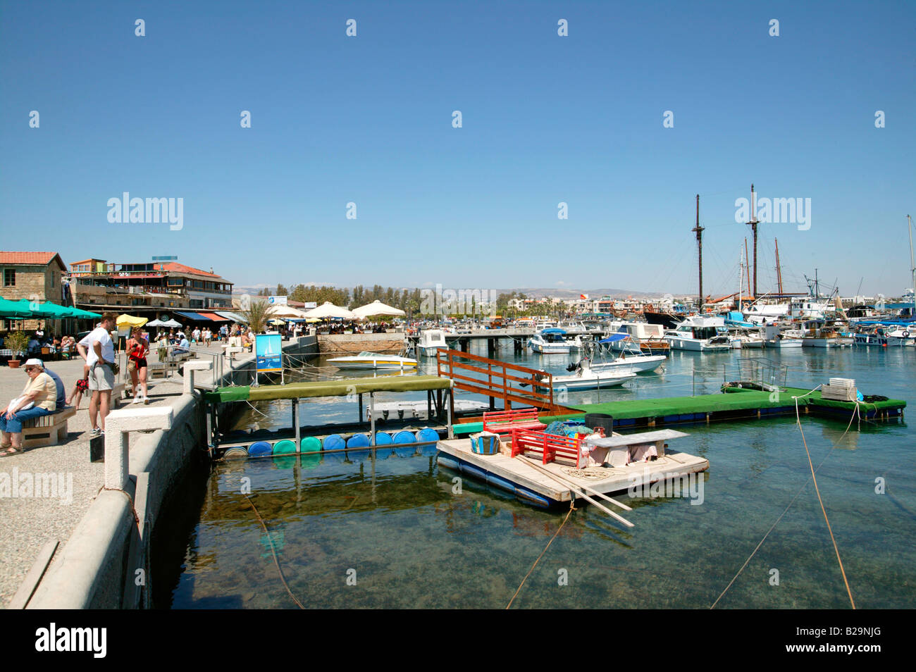 Cipro porto Paphos estate Data 17 12 2007 Ref WP B747 108627 0114 credito obbligatoria World Pictures Photoshot Foto Stock