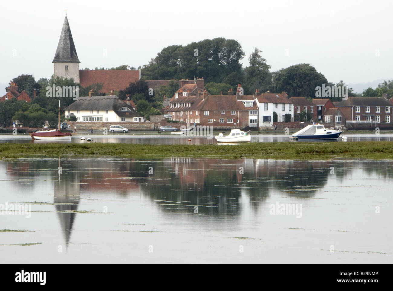 Posizionare Bosham villaggio nella contea di Sussex PAESE REGNO UNITO Inghilterra toshot Foto Stock