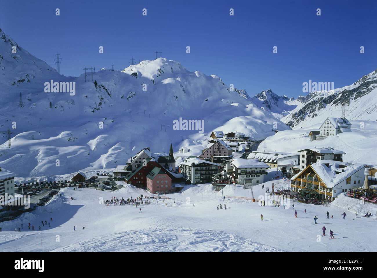 St Christoph am Arlberg Voralberg Austria Foto Stock