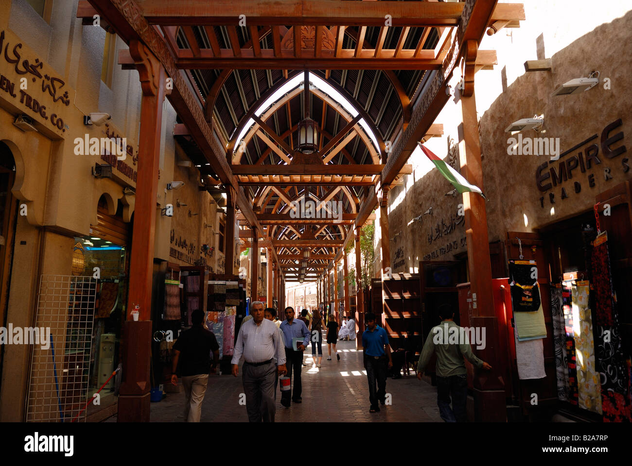 Bur Dubai souk Dubai Emirati Arabi Uniti Foto Stock