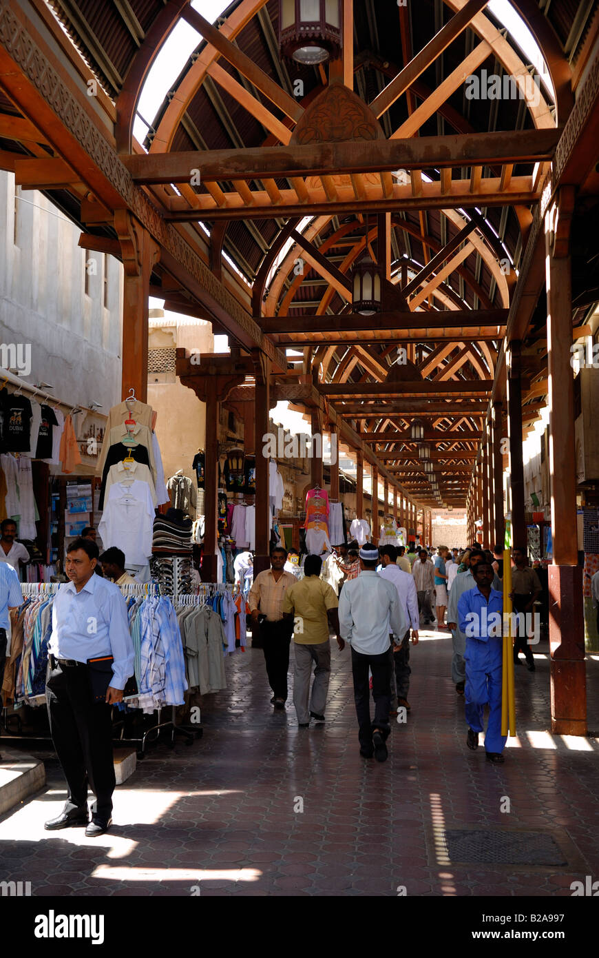 Bur Dubai souk Dubai Emirati Arabi Uniti Foto Stock