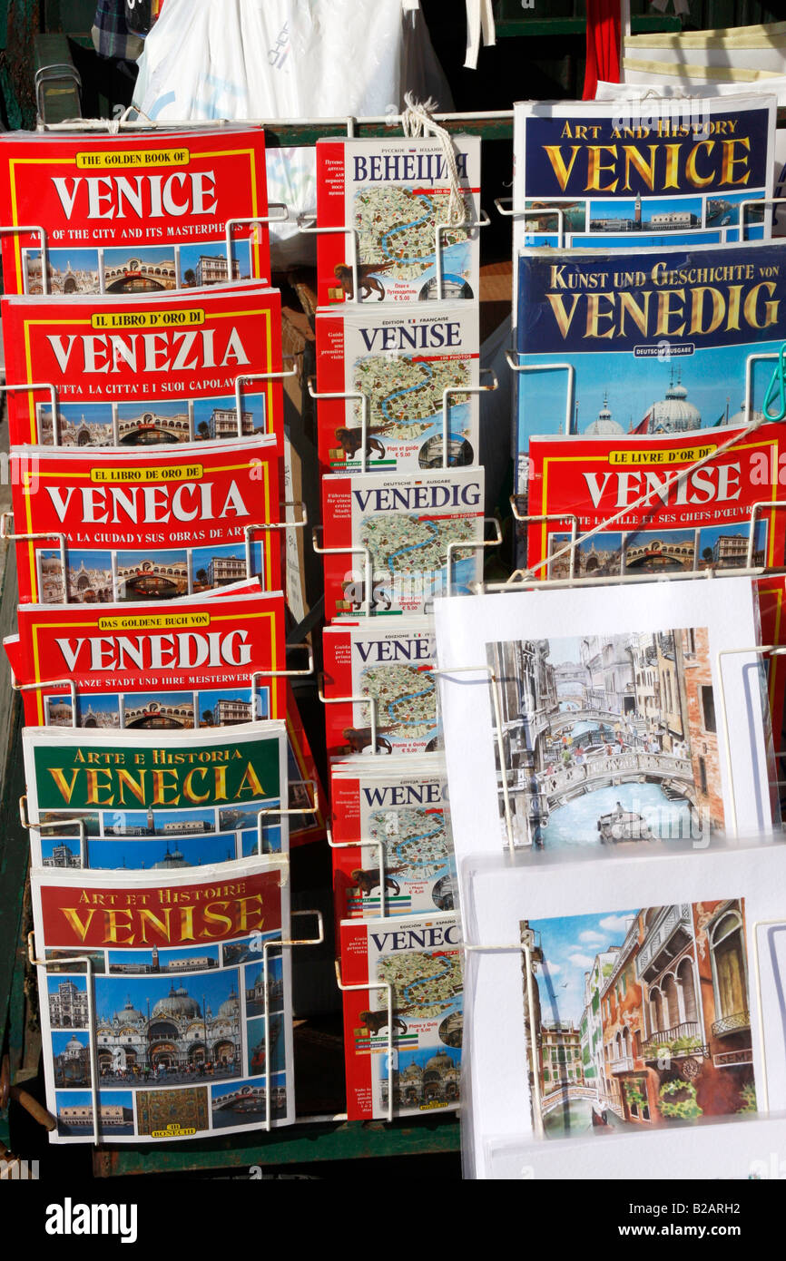 La Guida Turistica di Venezia libri in vendita a Venezia. Foto Stock