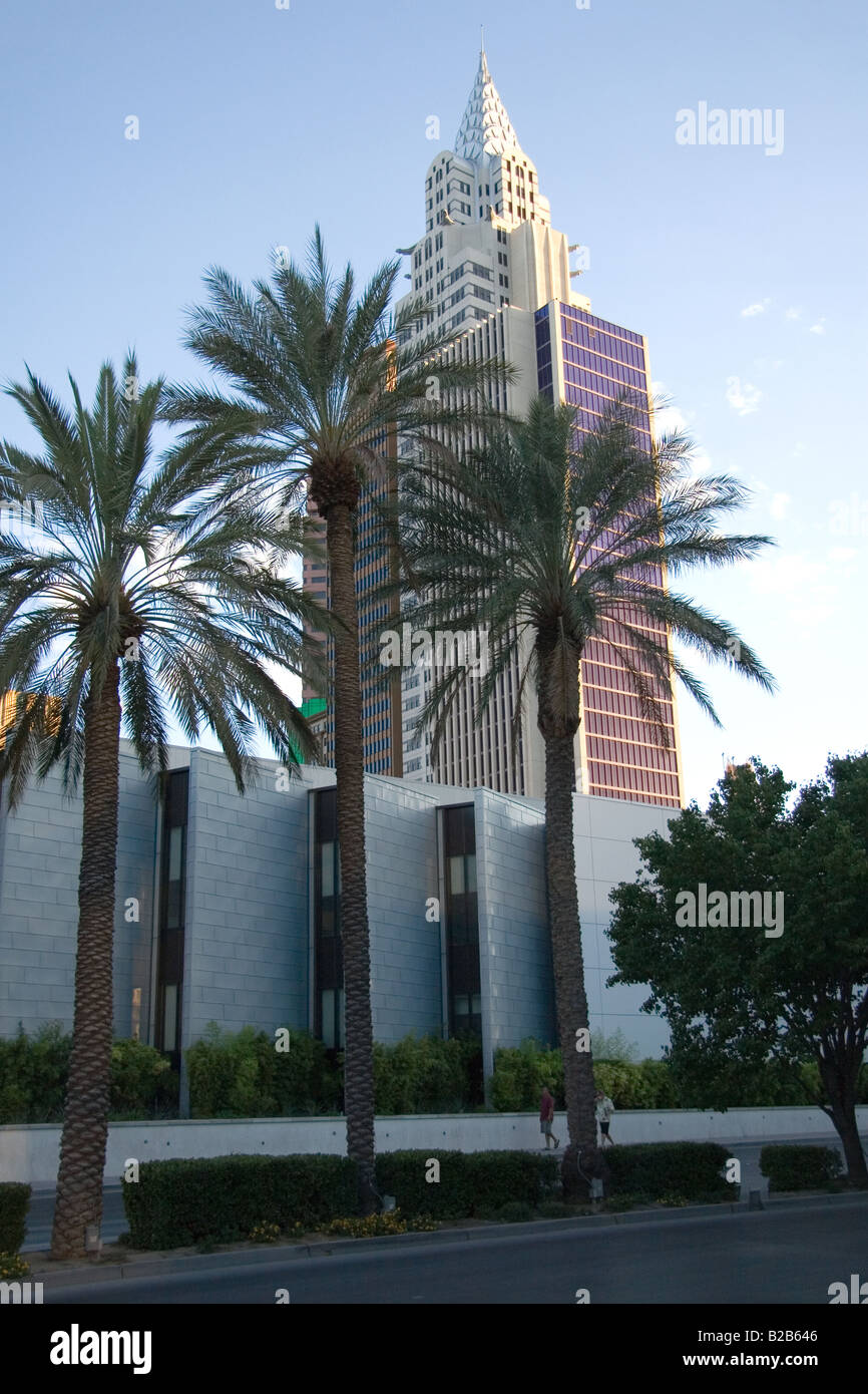 La replica della Chrysler building in Las Vegas Foto Stock