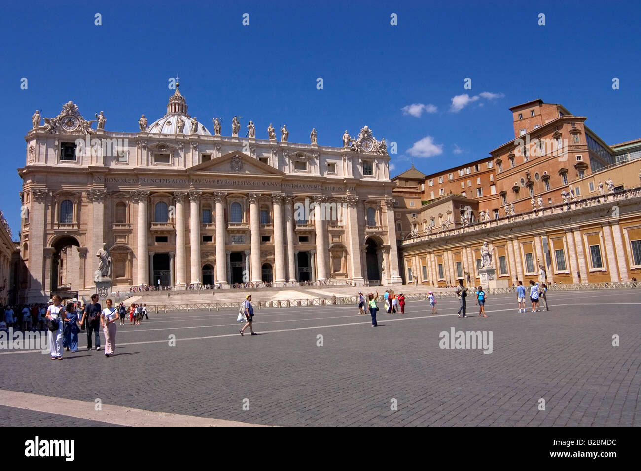 Paese Italia Città Roma Vaticano Piazza San Pietro Foto Stock