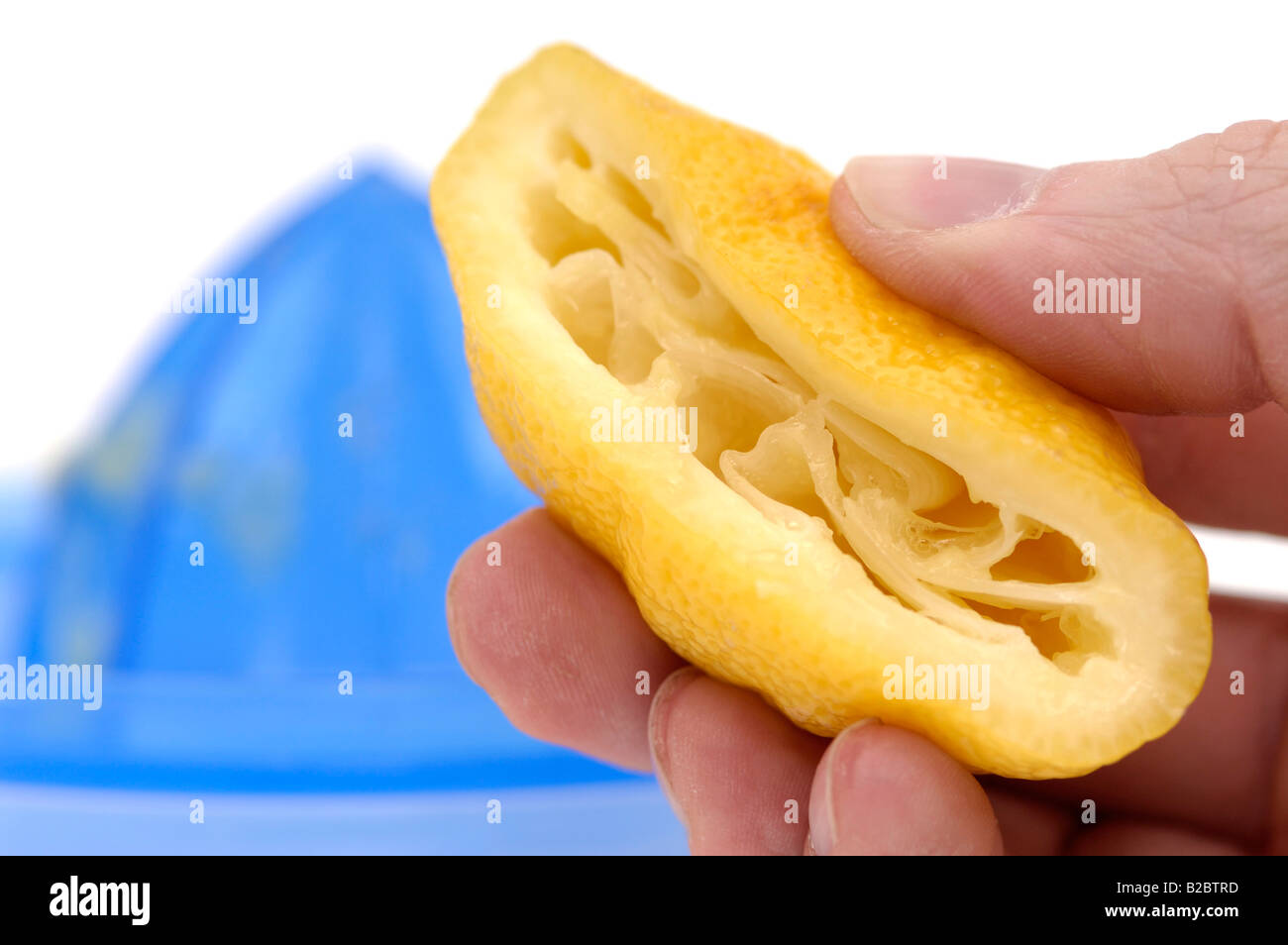 Limone strizzato Foto Stock