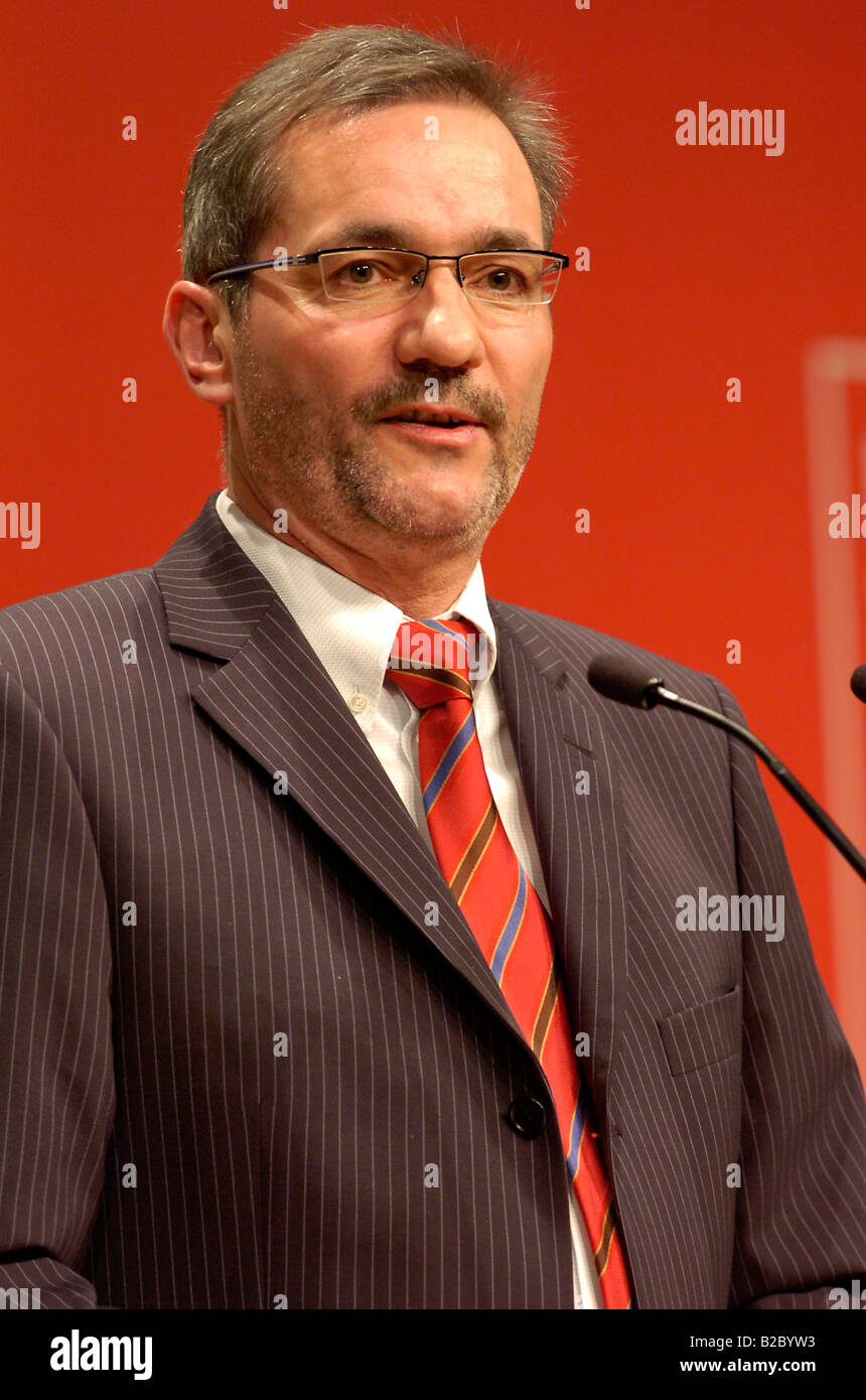 Matthias Platzeck, SPD, il partito socialdemocratico di Germania, primo ministro del Land di Brandeburgo Foto Stock