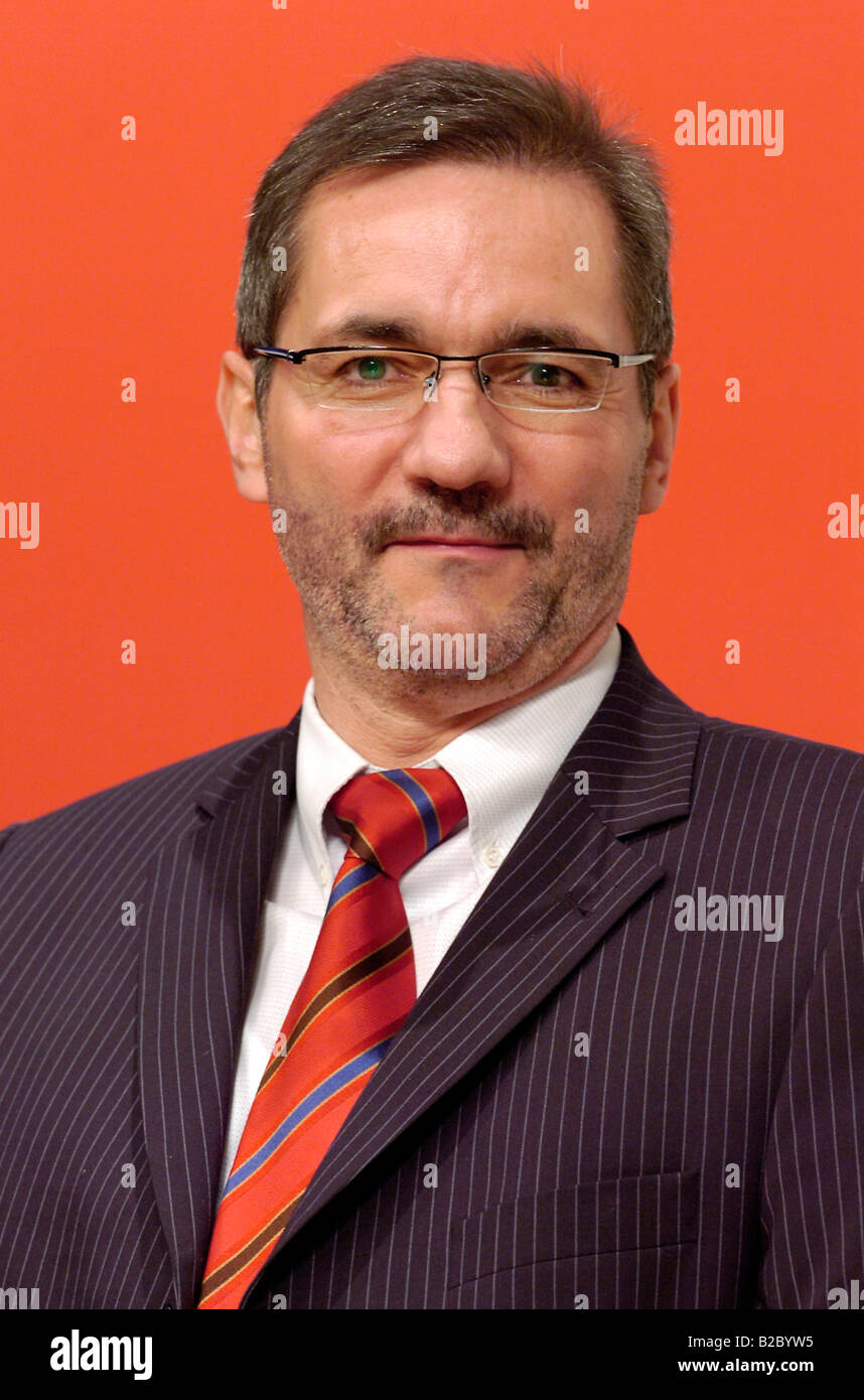 Matthias Platzeck, SPD, il partito socialdemocratico di Germania, primo ministro del Land di Brandeburgo Foto Stock