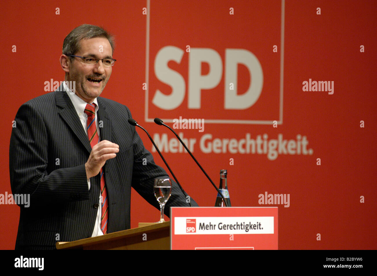 Matthias Platzeck, SPD, il partito socialdemocratico di Germania, primo ministro del Land di Brandeburgo Foto Stock